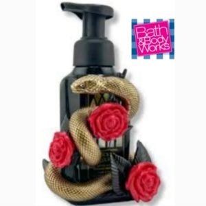 Bath & Body Works coiled snake foaming hand soap holder